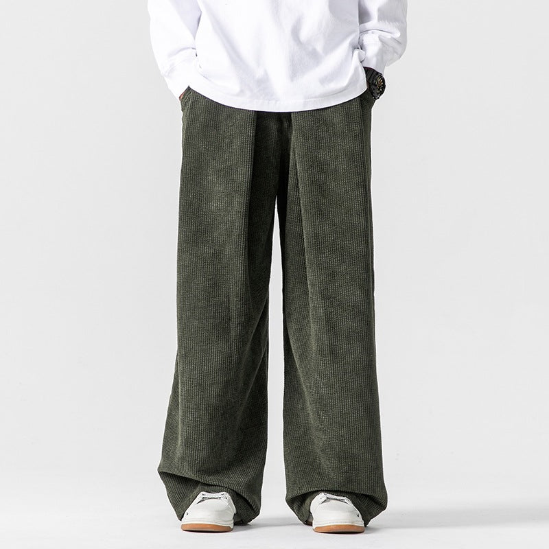 Callum | Wide-Leg Corduroy Trousers