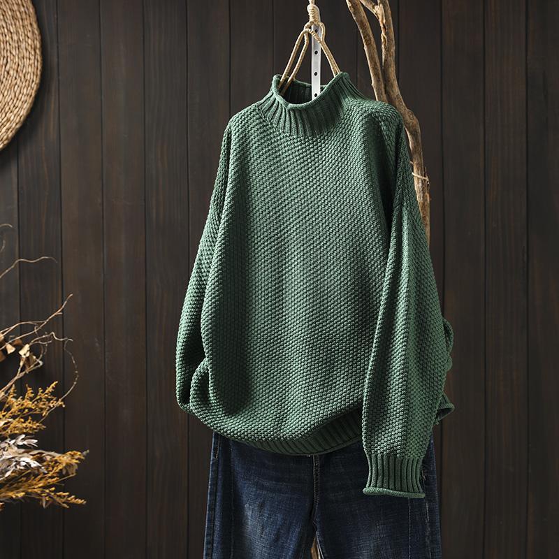 Elowen Cashmere Mock-Neck Sweater