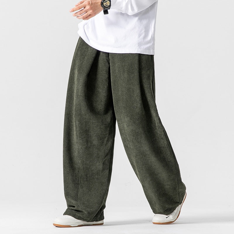 Callum | Wide-Leg Corduroy Trousers