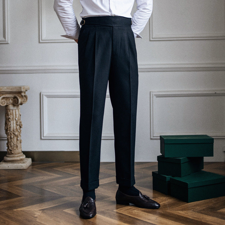 Bexley | High-Waist Naples Straight Trousers