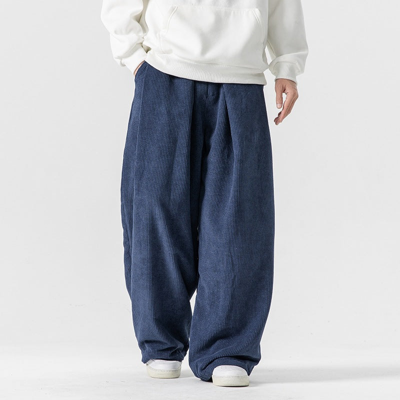 Callum | Wide-Leg Corduroy Trousers