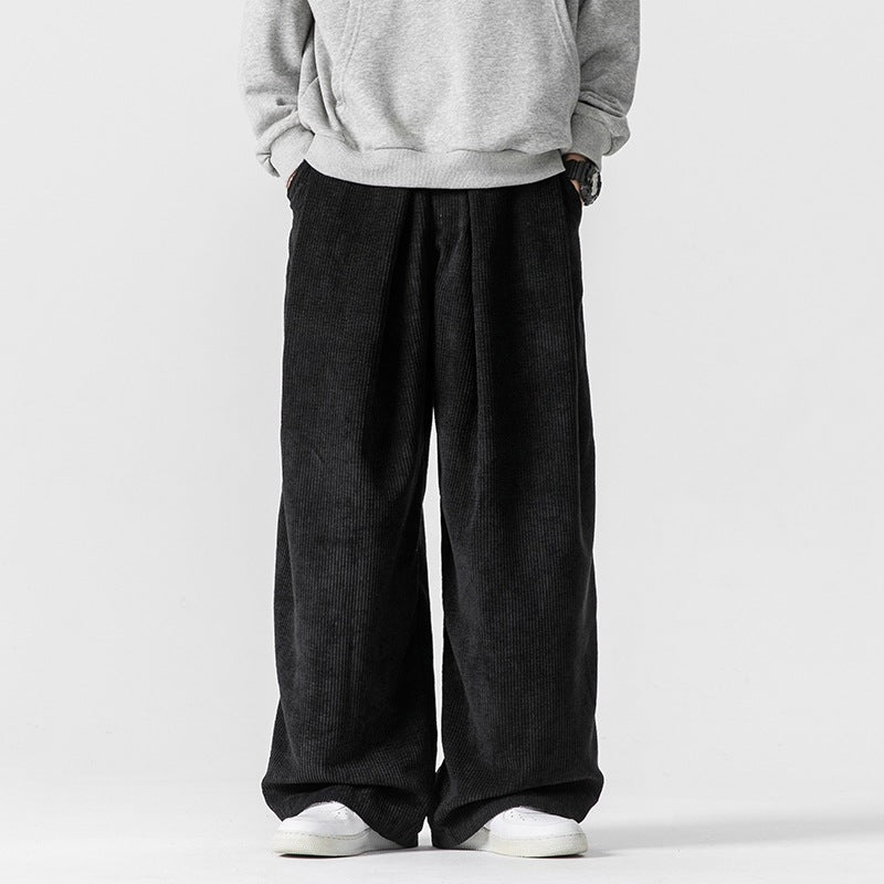 Callum | Wide-Leg Corduroy Trousers