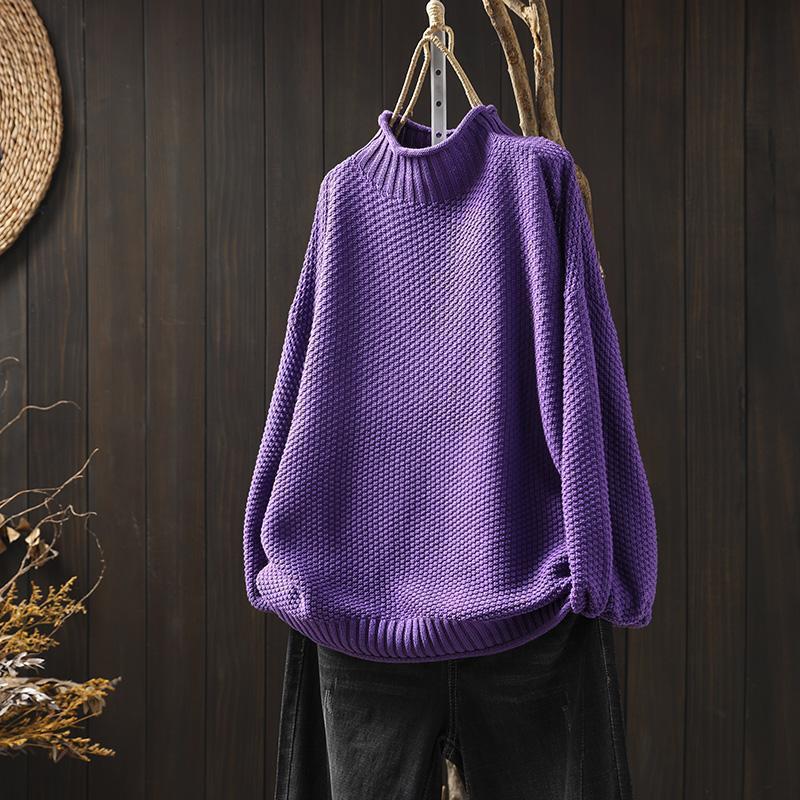 Elowen Cashmere Mock-Neck Sweater