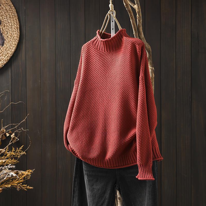 Elowen Cashmere Mock-Neck Sweater