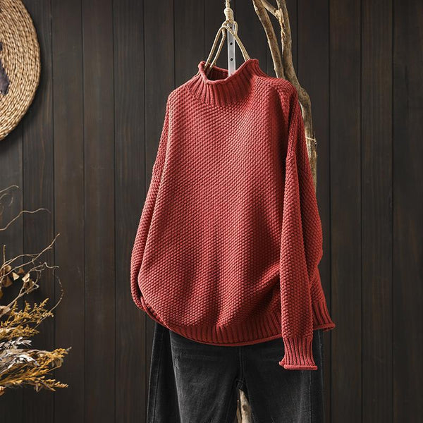 Elowen Cashmere Mock-Neck Sweater