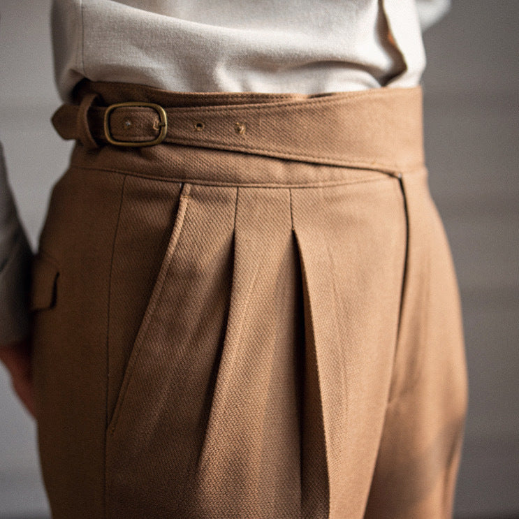 Bexley | High-Waist Naples Straight Trousers
