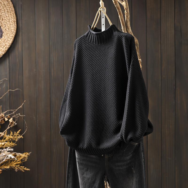 Elowen Cashmere Mock-Neck Sweater