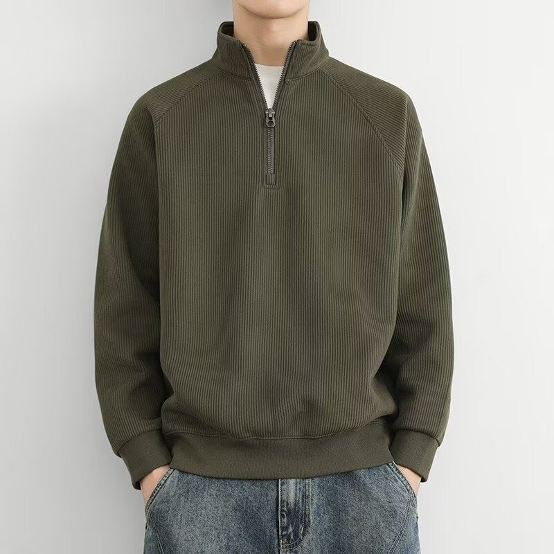Merino Half-Zip Knit Pullover