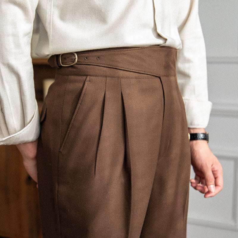 Bexley | High-Waist Naples Straight Trousers