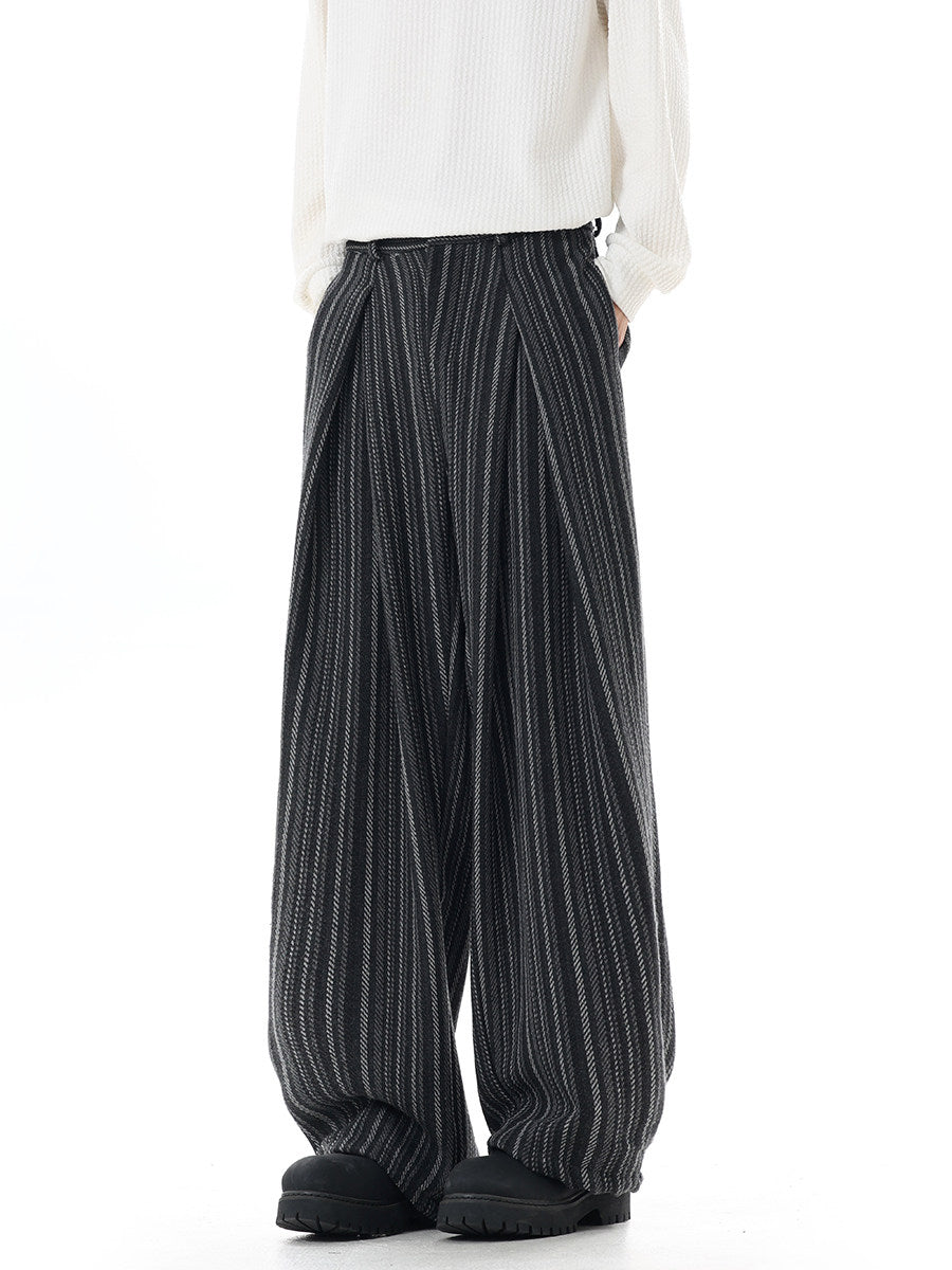 Ridgeway Cable Knit Wide-Leg Trousers