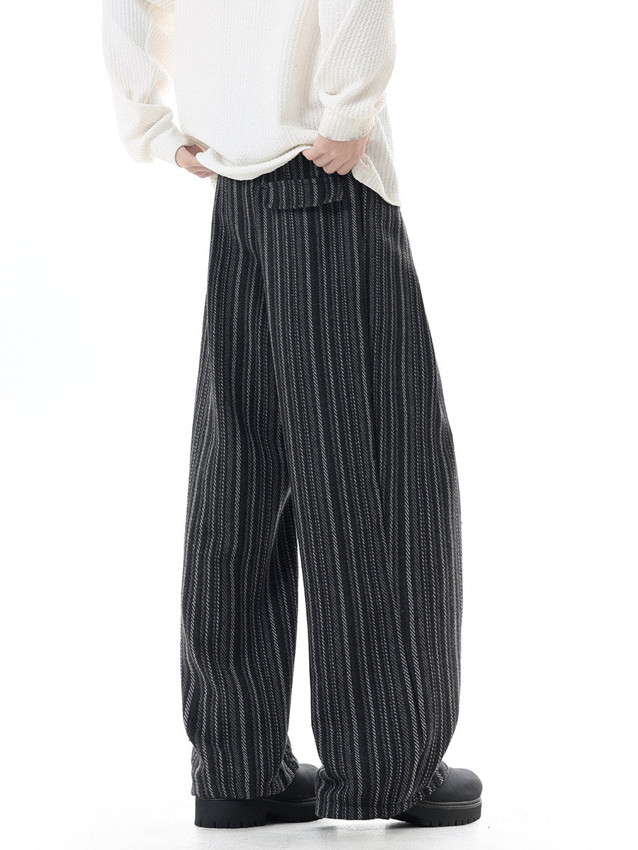 Ridgeway Cable Knit Wide-Leg Trousers