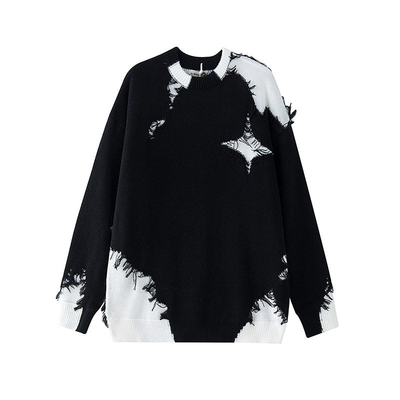 Eclipse Brushstroke Knit Sweater