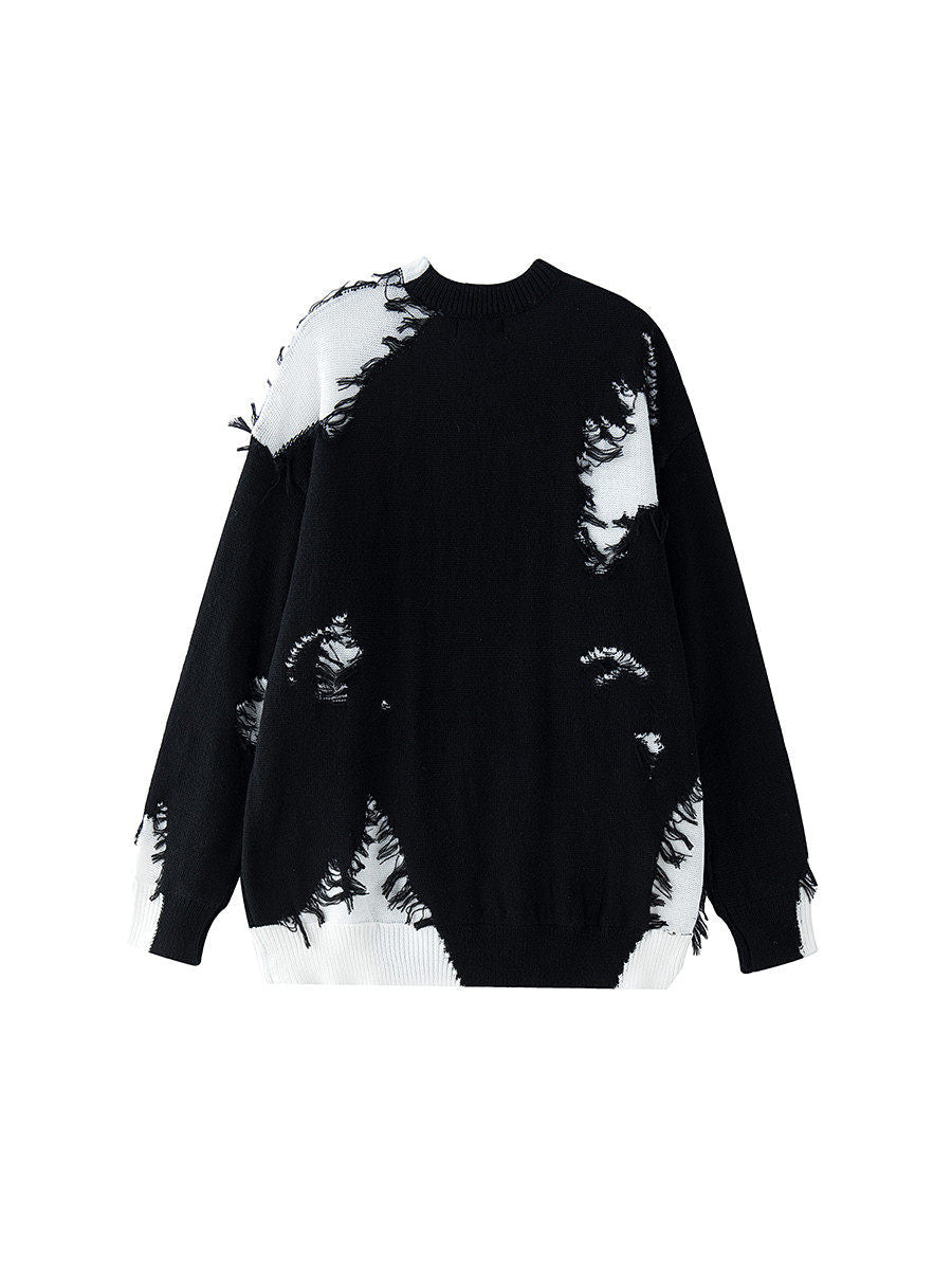 Eclipse Brushstroke Knit Sweater