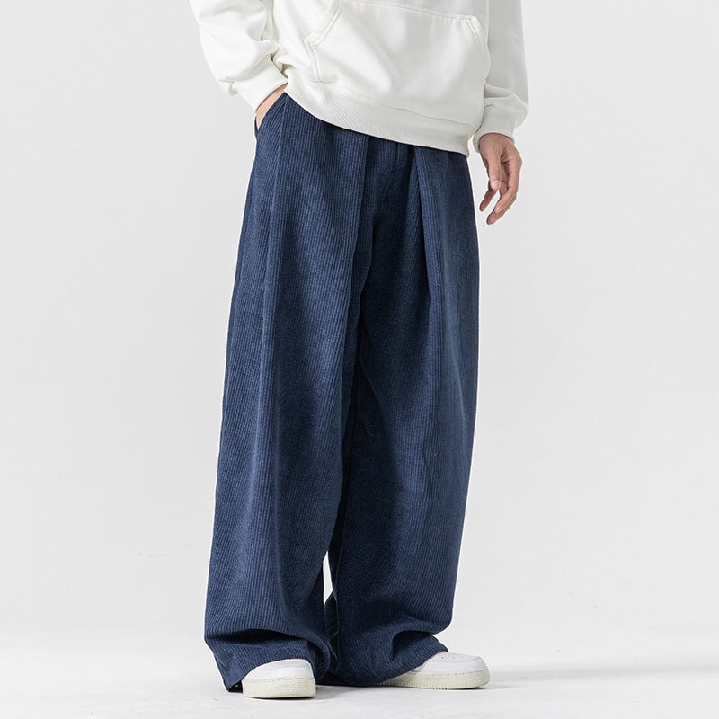 Callum | Wide-Leg Corduroy Trousers