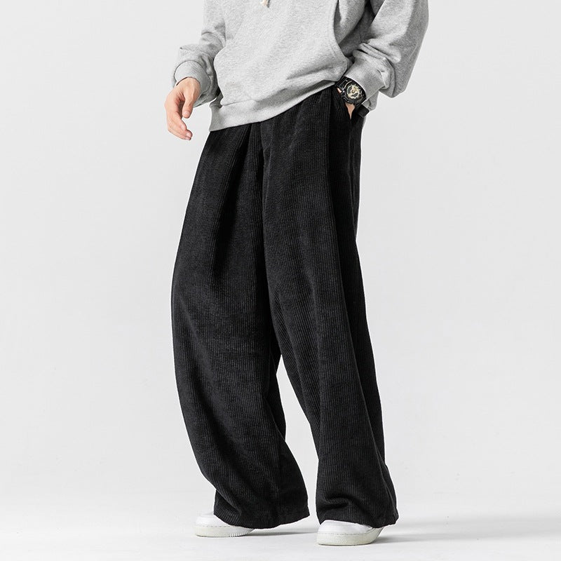 Callum | Wide-Leg Corduroy Trousers