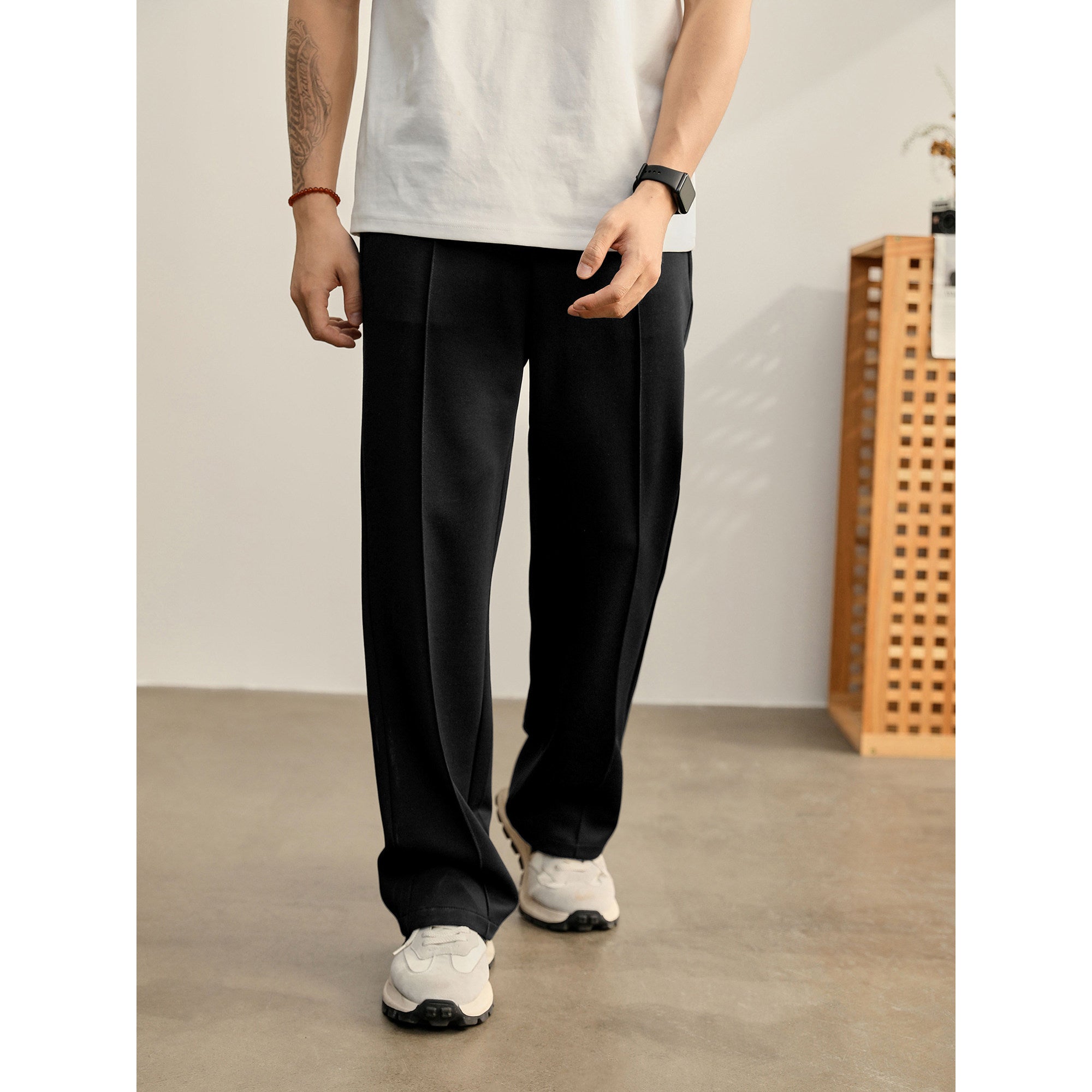 Lioren Split-Seam Straight Trousers