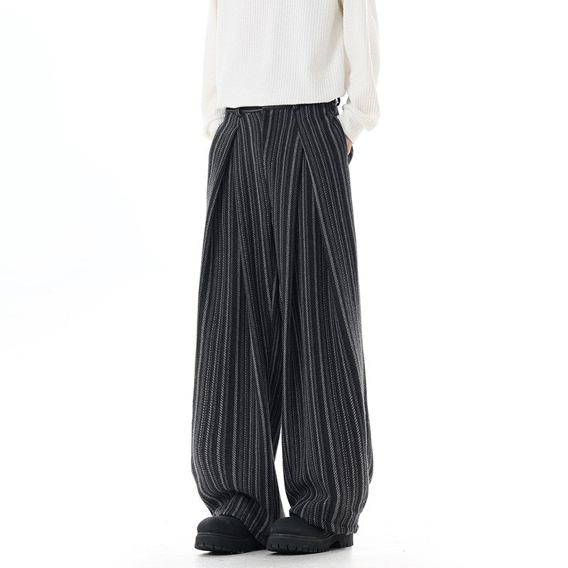 Ridgeway Cable Knit Wide-Leg Trousers