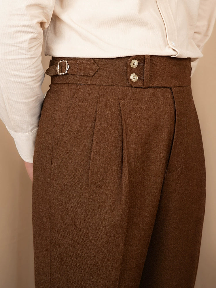 Granton | High-Waist Pleated Trousers