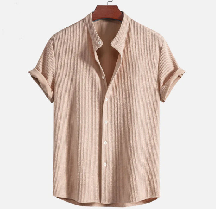 Merrow | Textured Summer Button Shirt