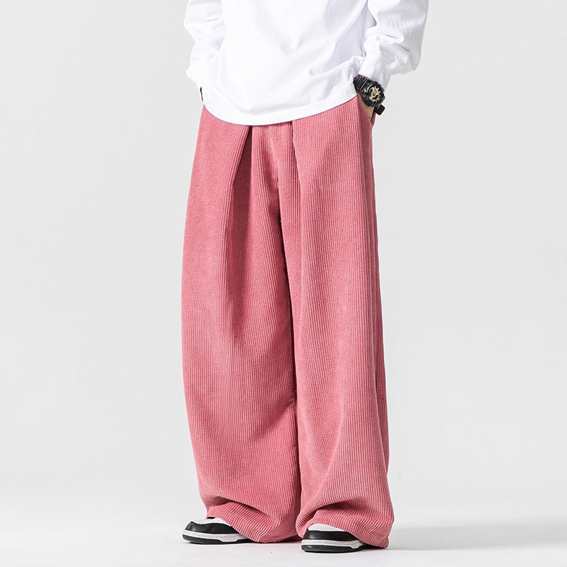 Callum | Wide-Leg Corduroy Trousers