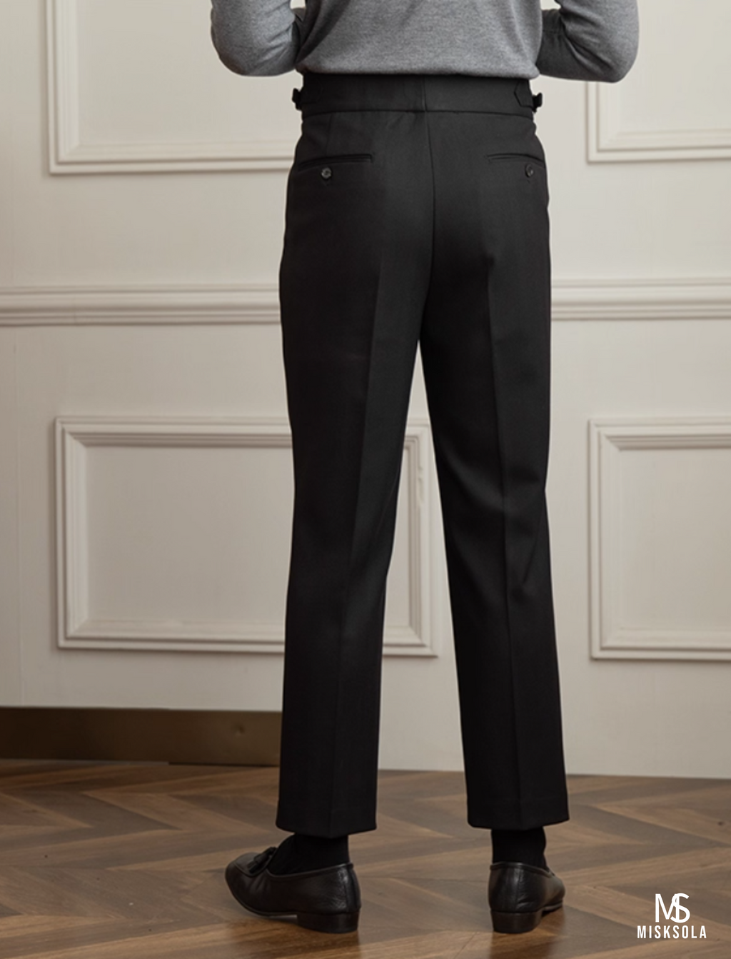Granton | High-Waist Pleated Trousers