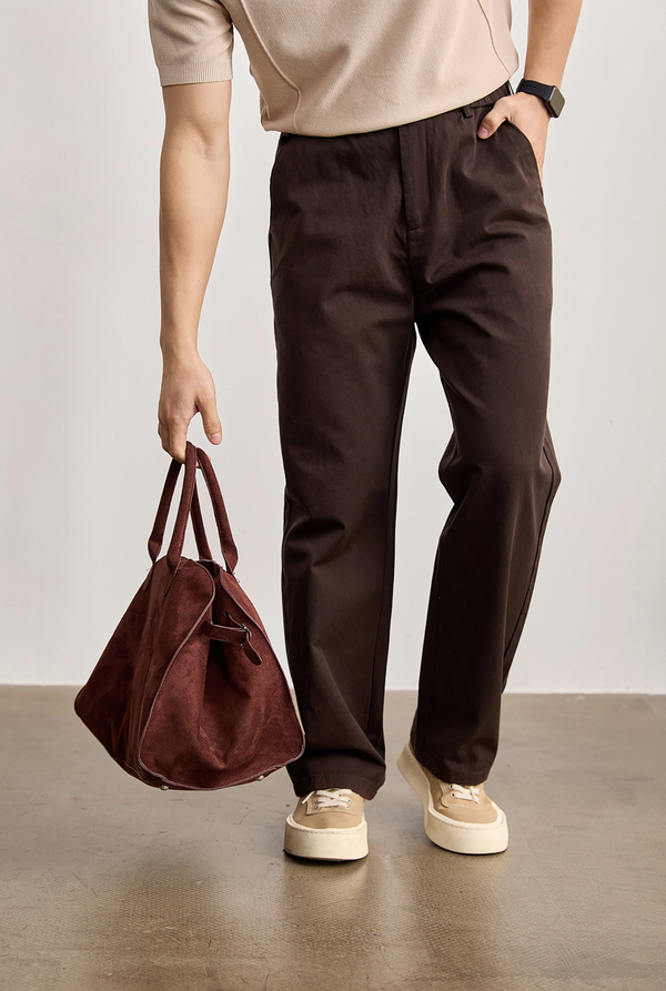 Aurex Relaxed Cotton Trousers