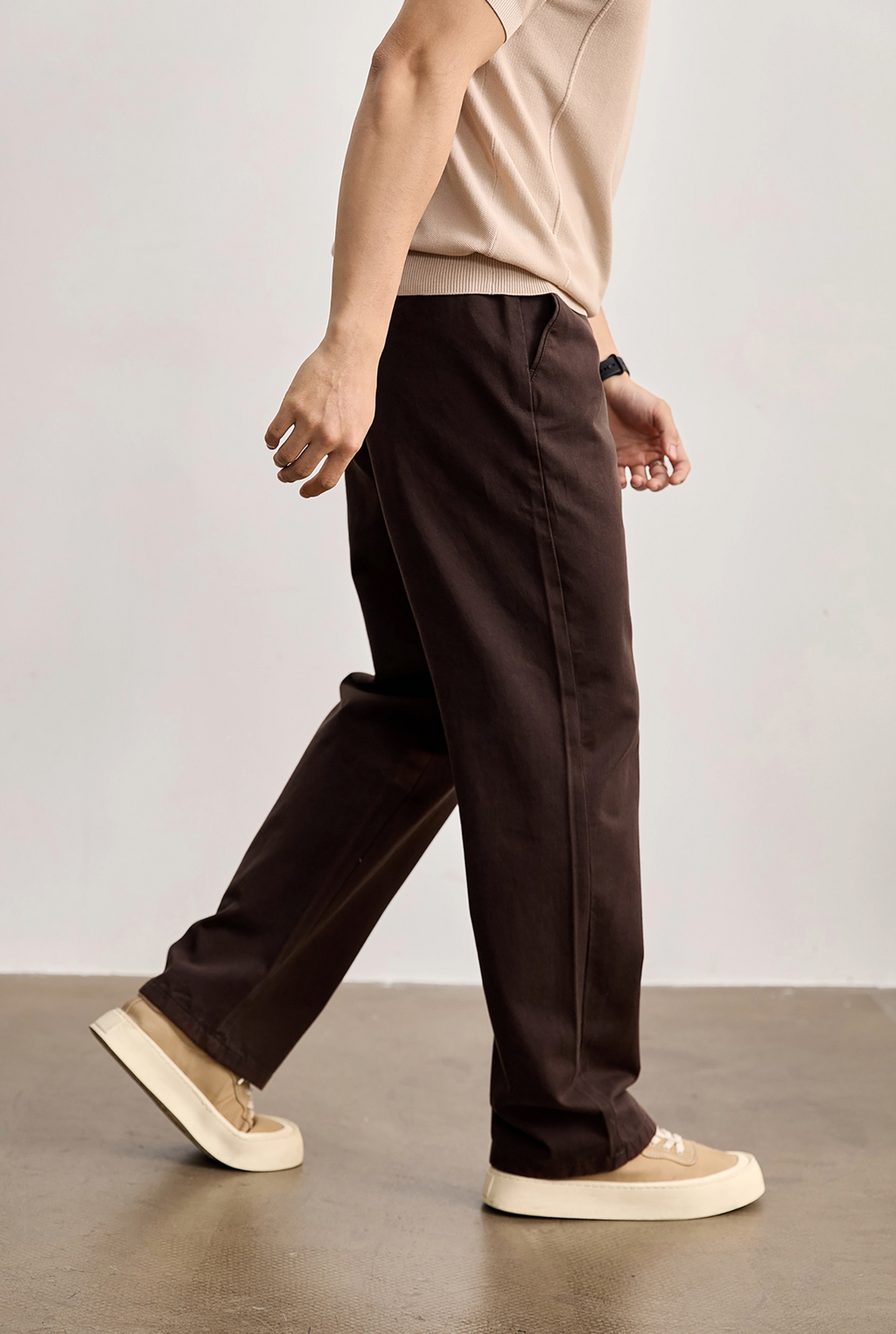 Aurex Relaxed Cotton Trousers