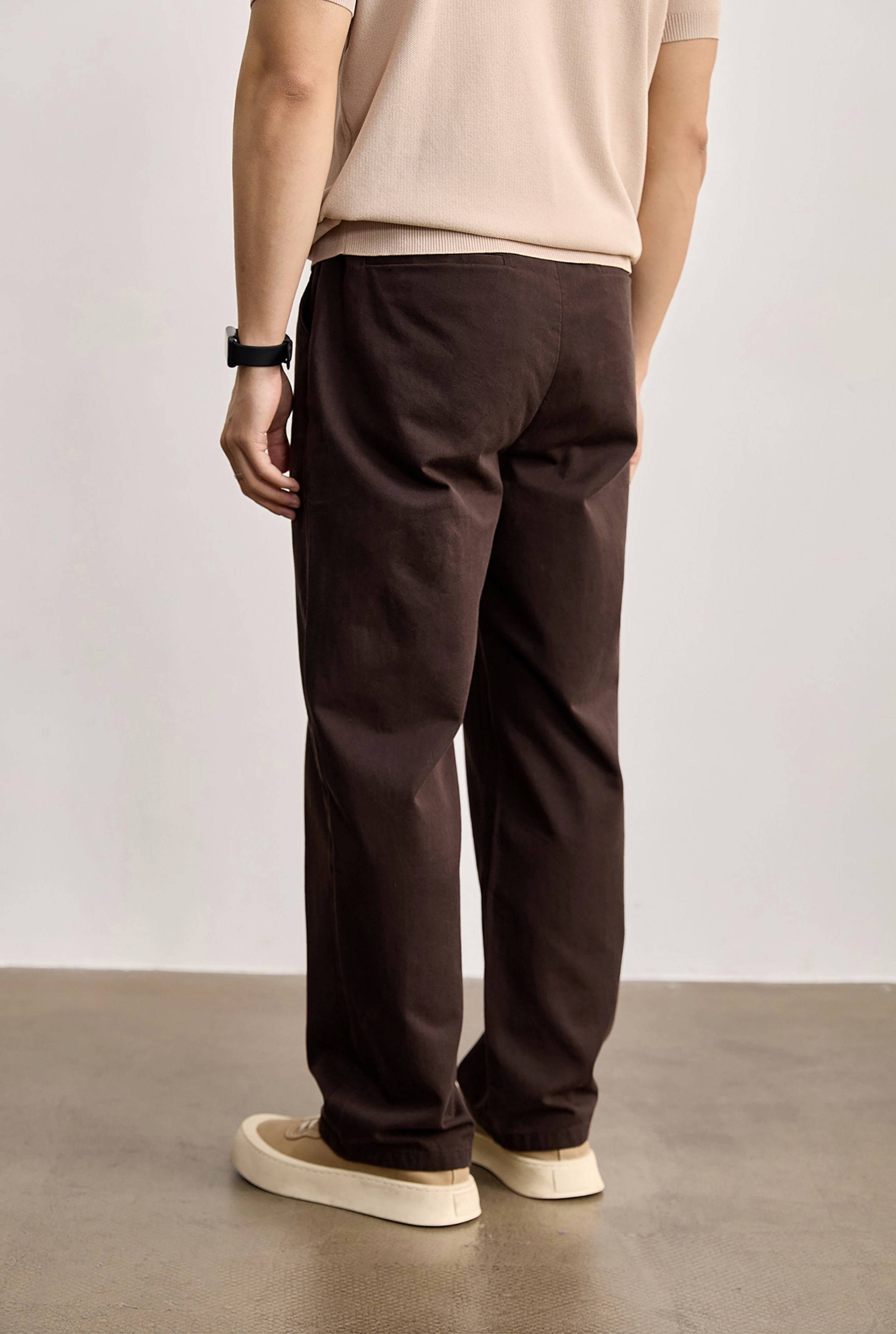 Aurex Relaxed Cotton Trousers