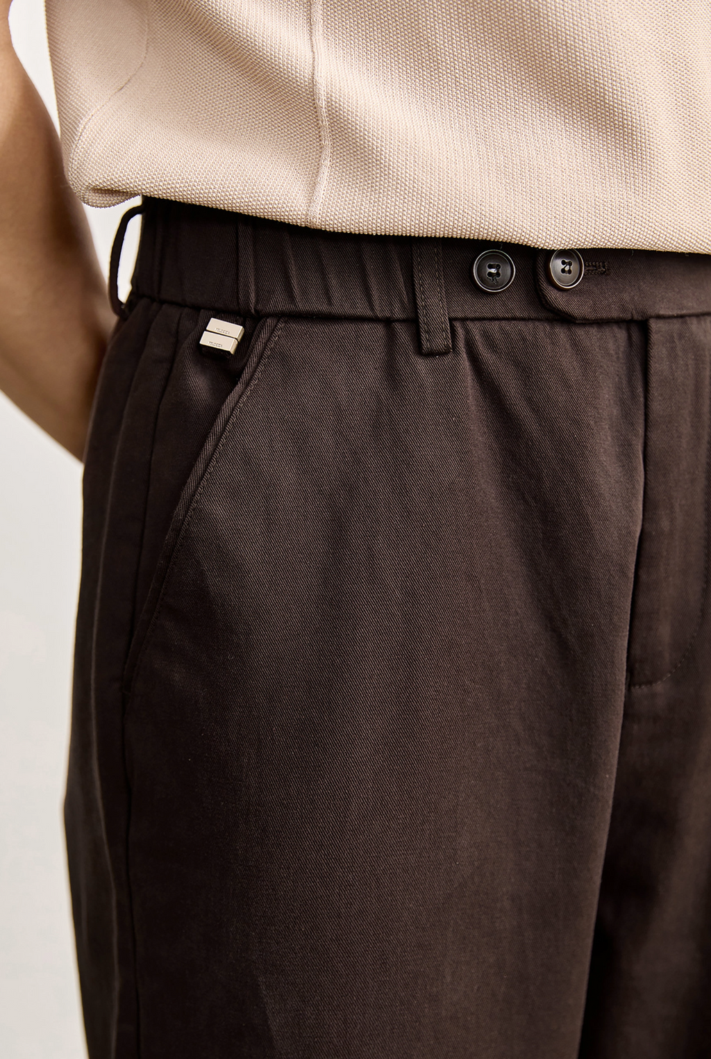 Aurex Relaxed Cotton Trousers