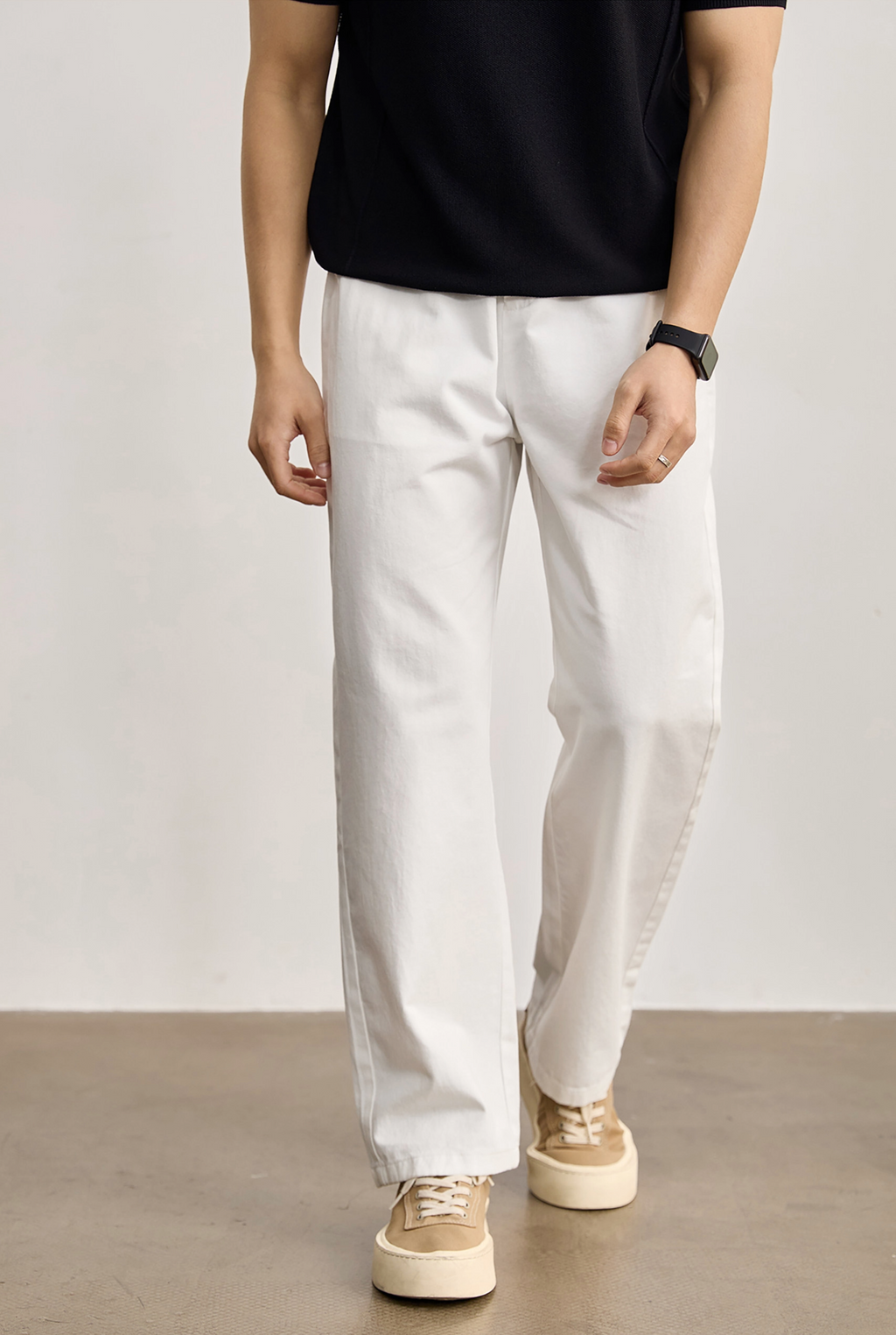 Aurex Relaxed Cotton Trousers