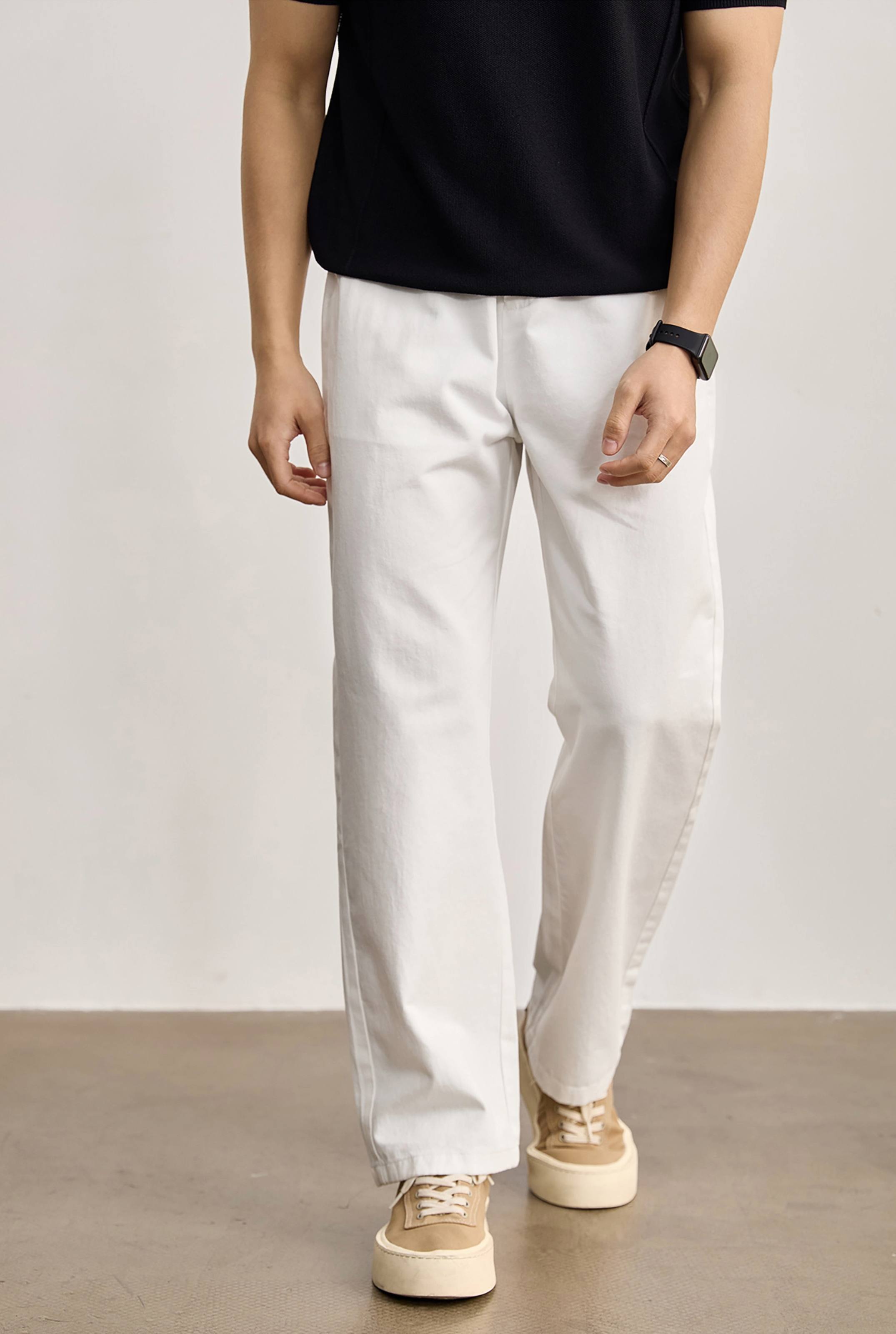 Aurex Relaxed Cotton Trousers