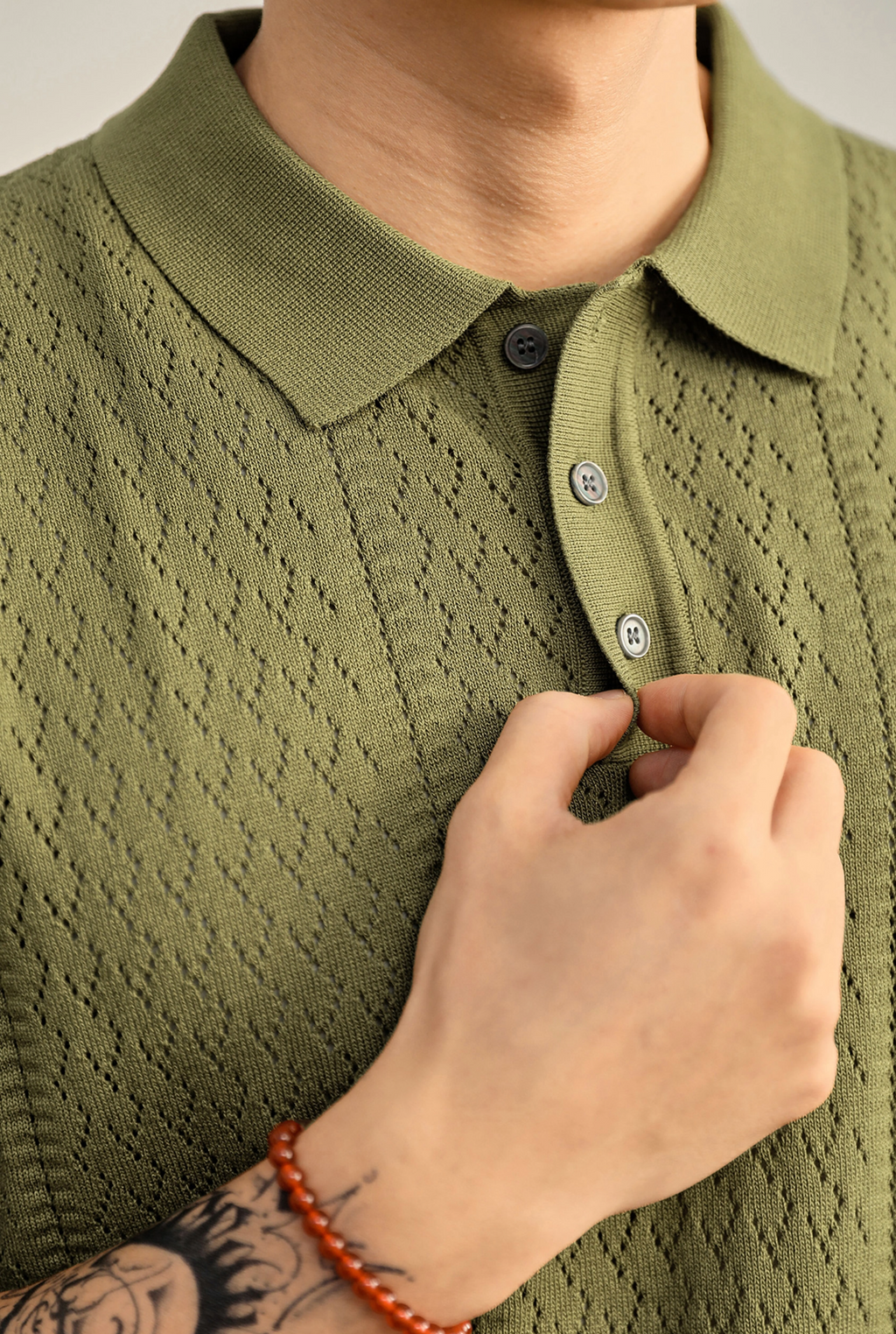 Eryndor Textured Knit Polo