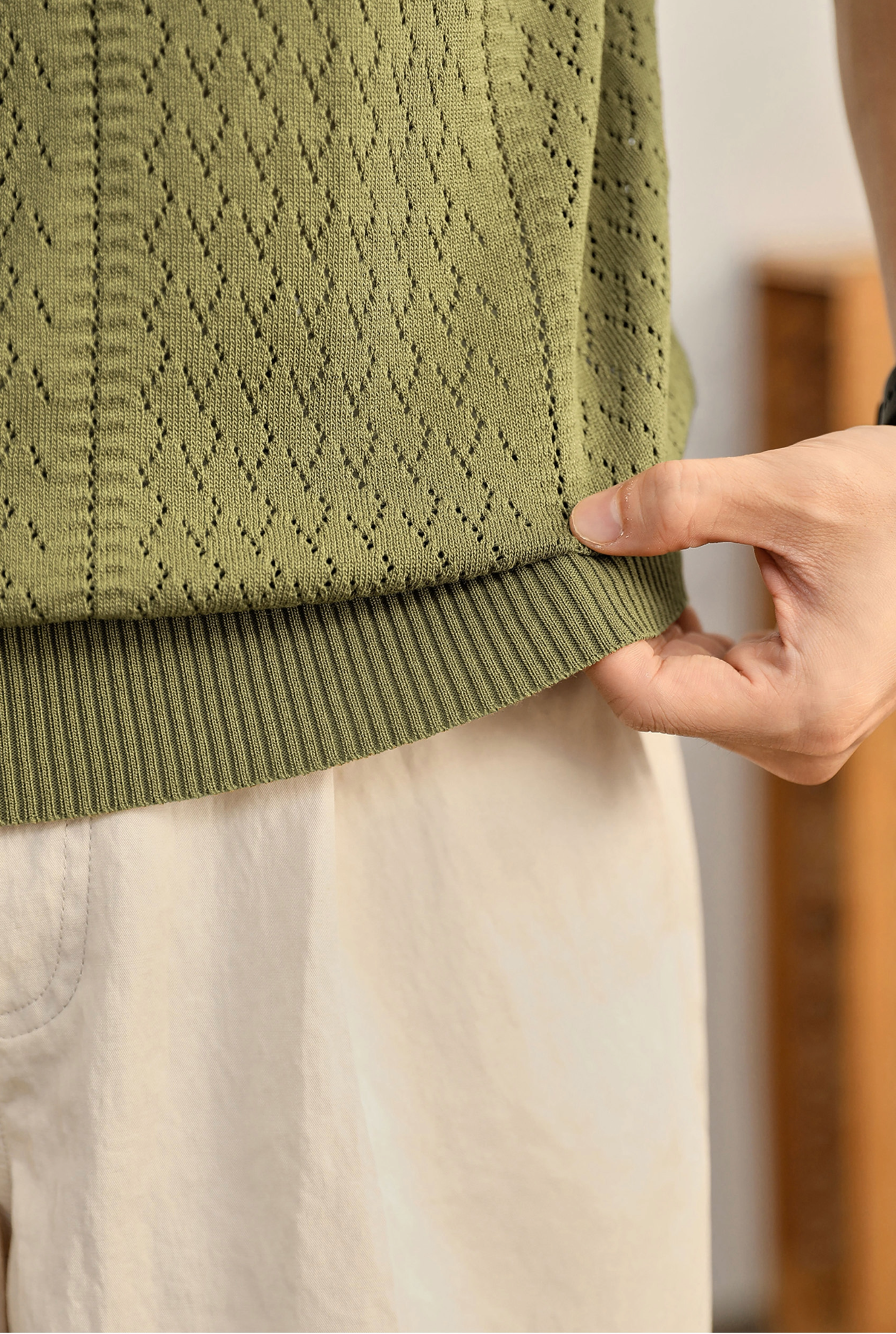 Eryndor Textured Knit Polo