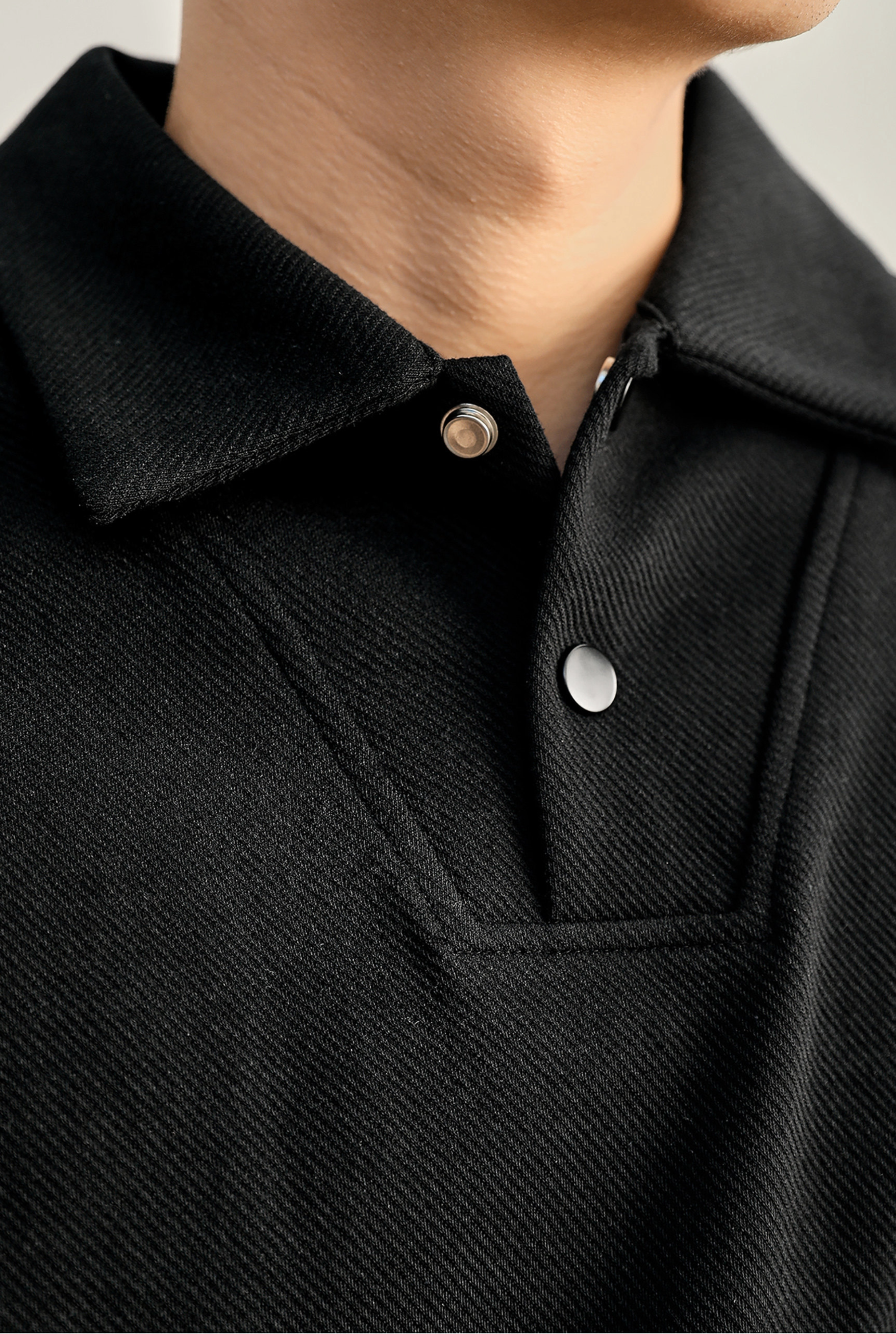 Valen Structured Polo Sweatshirt