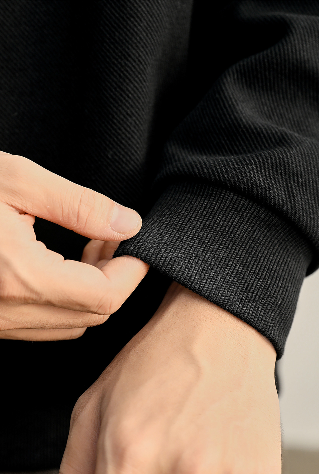 Valen Structured Polo Sweatshirt