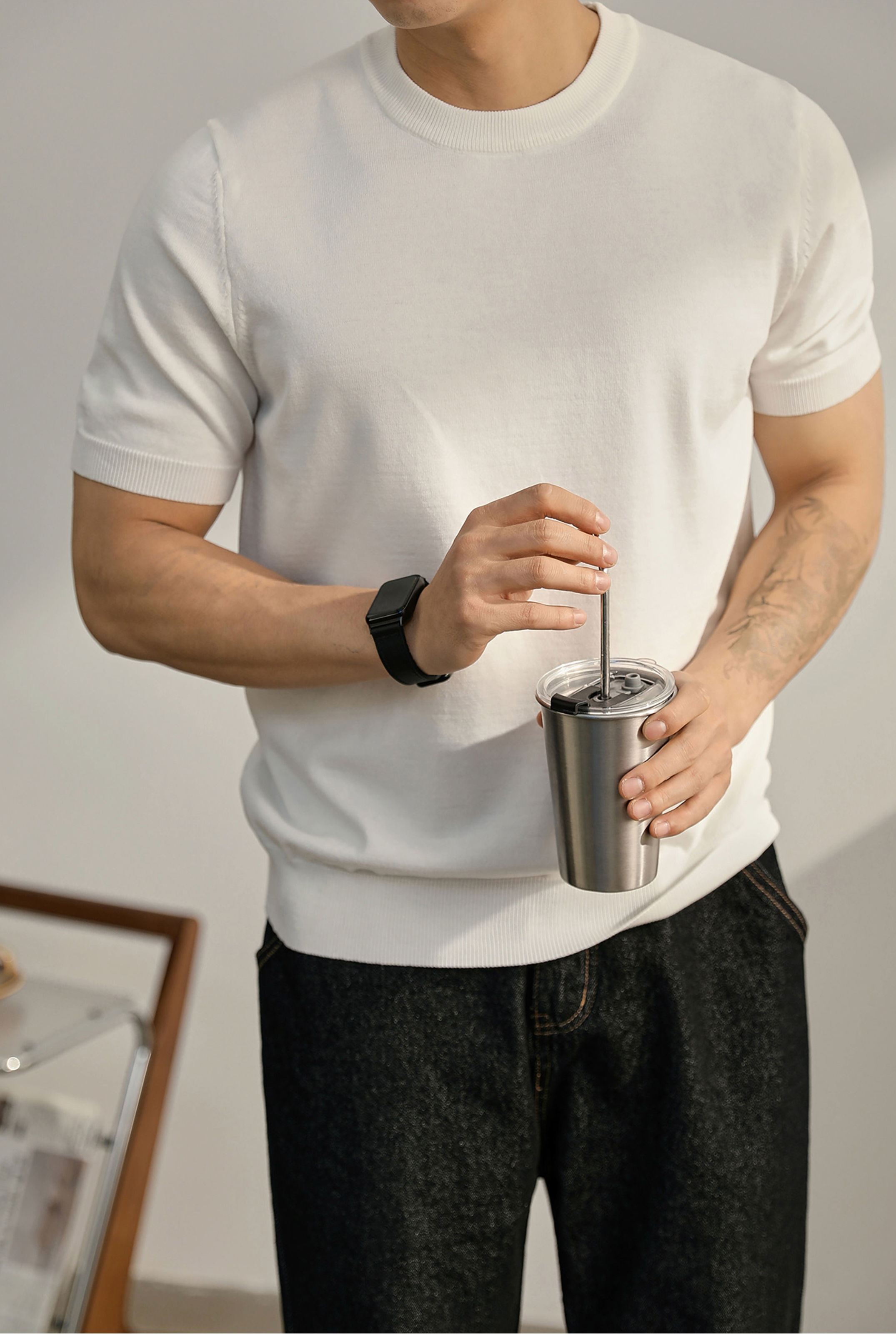 Velmori Lightweight Knit Tee