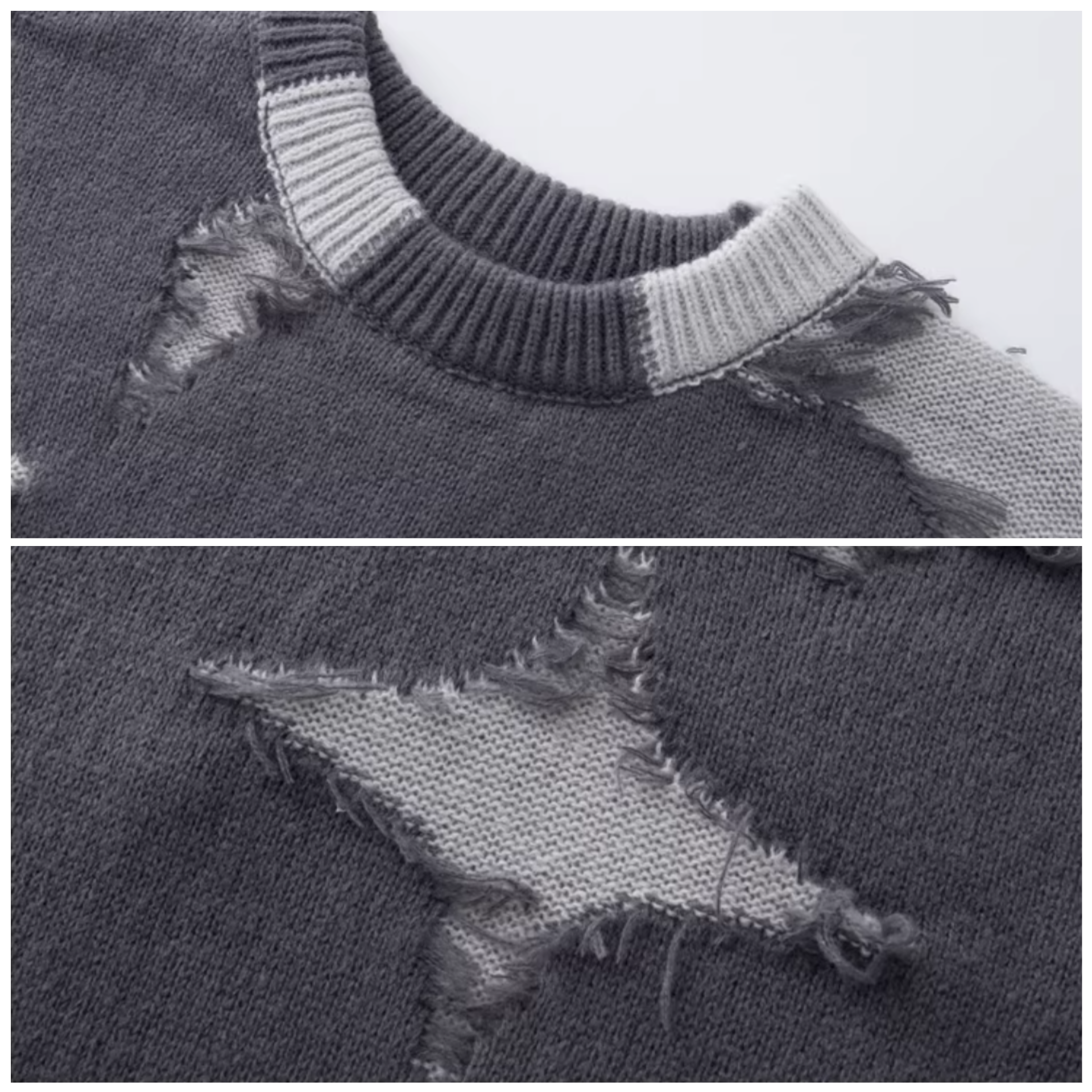 Eclipse Brushstroke Knit Sweater