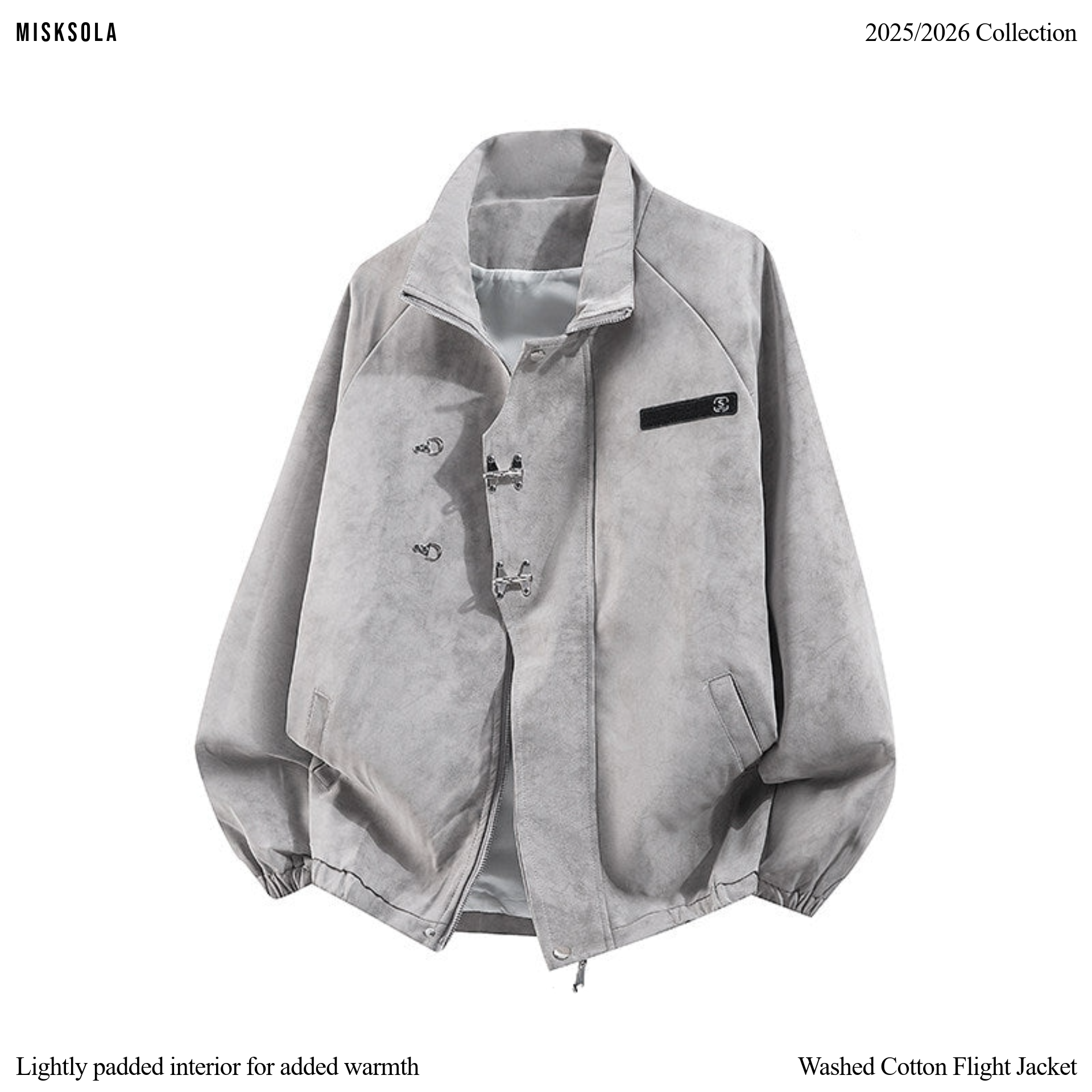Washed Cotton Flight Jacket