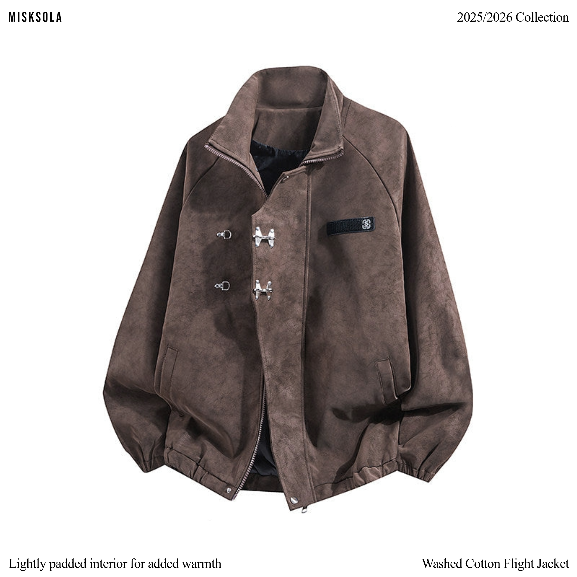 Washed Cotton Flight Jacket