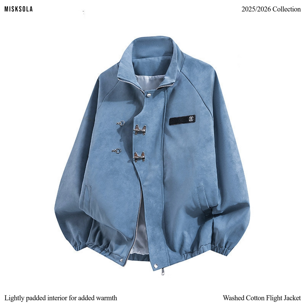 Washed Cotton Flight Jacket