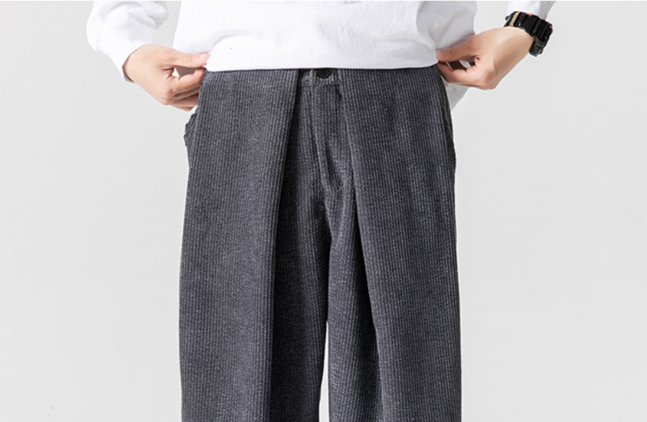 Callum | Wide-Leg Corduroy Trousers