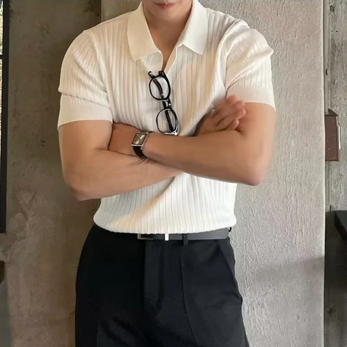 Aurelian Merino Knit Polo