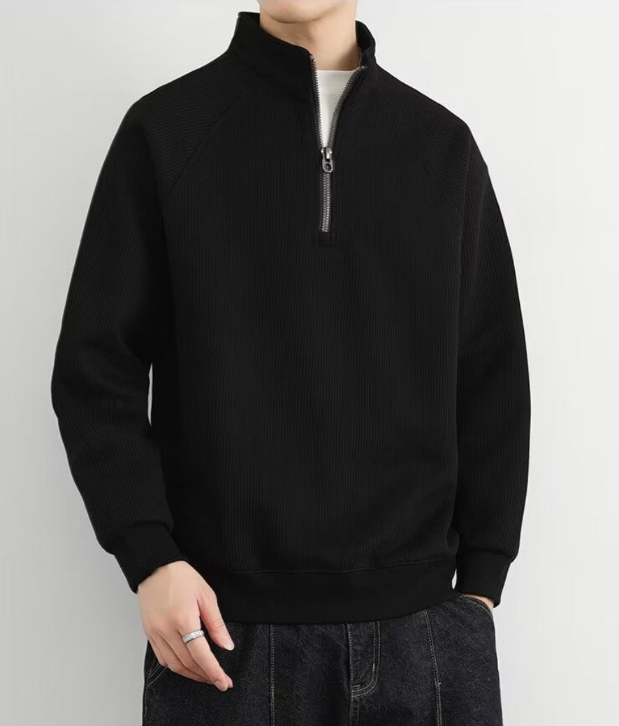 Merino Half-Zip Knit Pullover