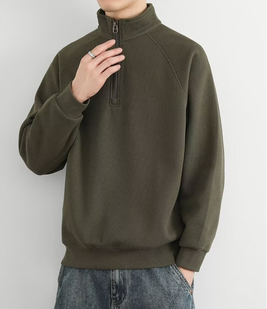 Merino Half-Zip Knit Pullover