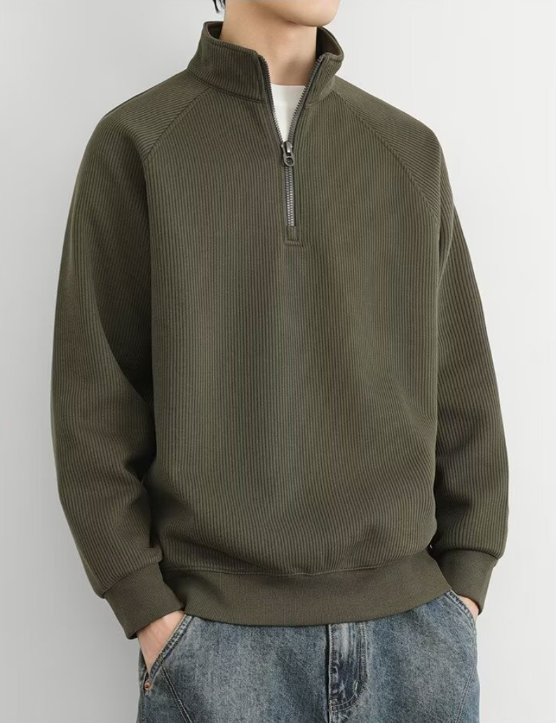 Merino Half-Zip Knit Pullover