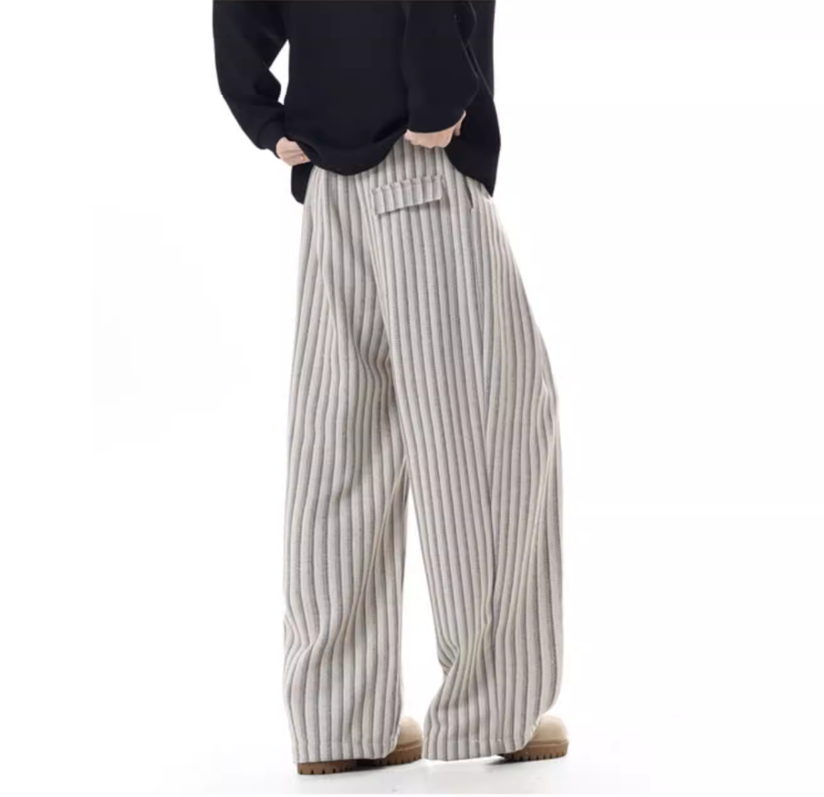 Ridgeway Cable Knit Wide-Leg Trousers