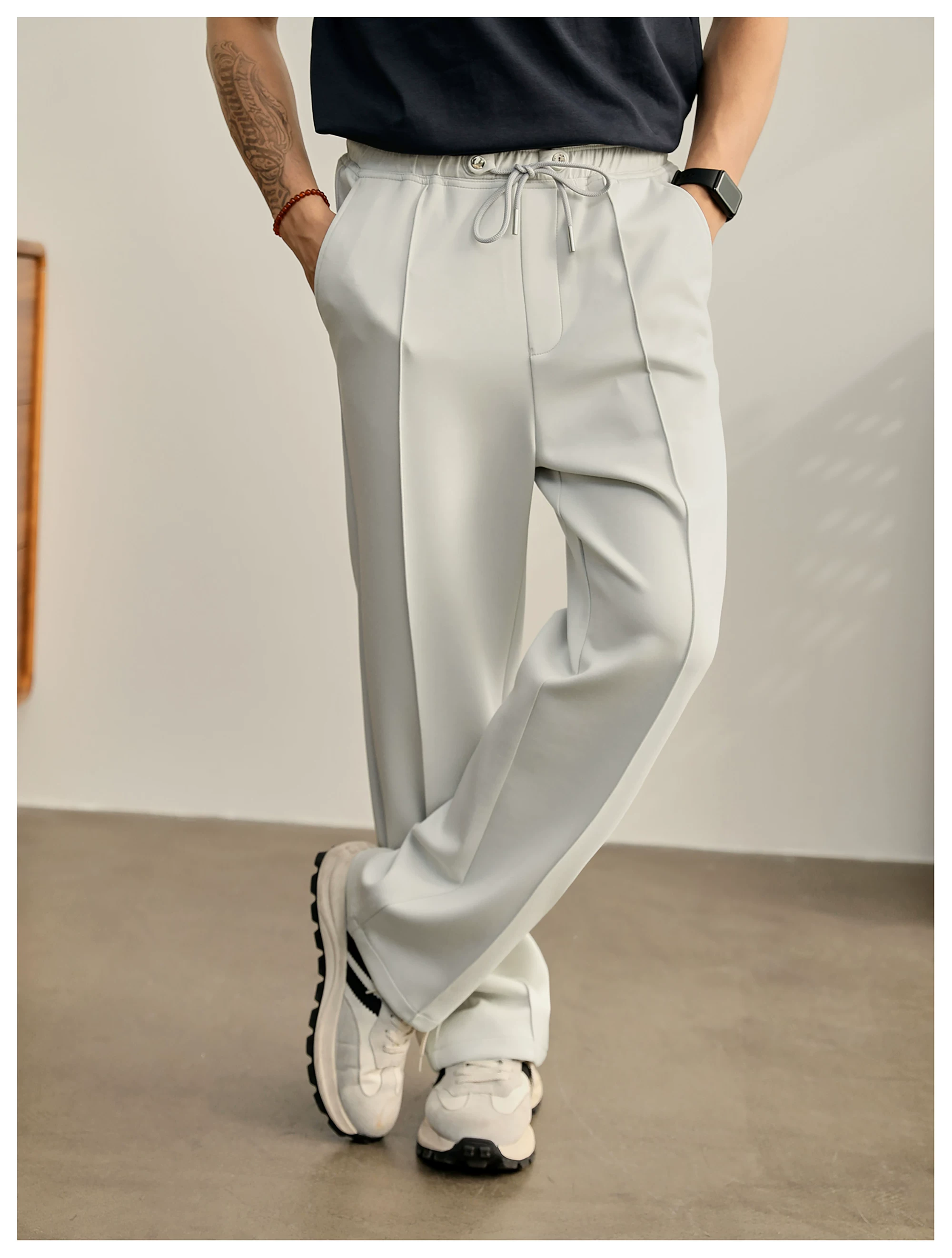 Lioren Split-Seam Straight Trousers