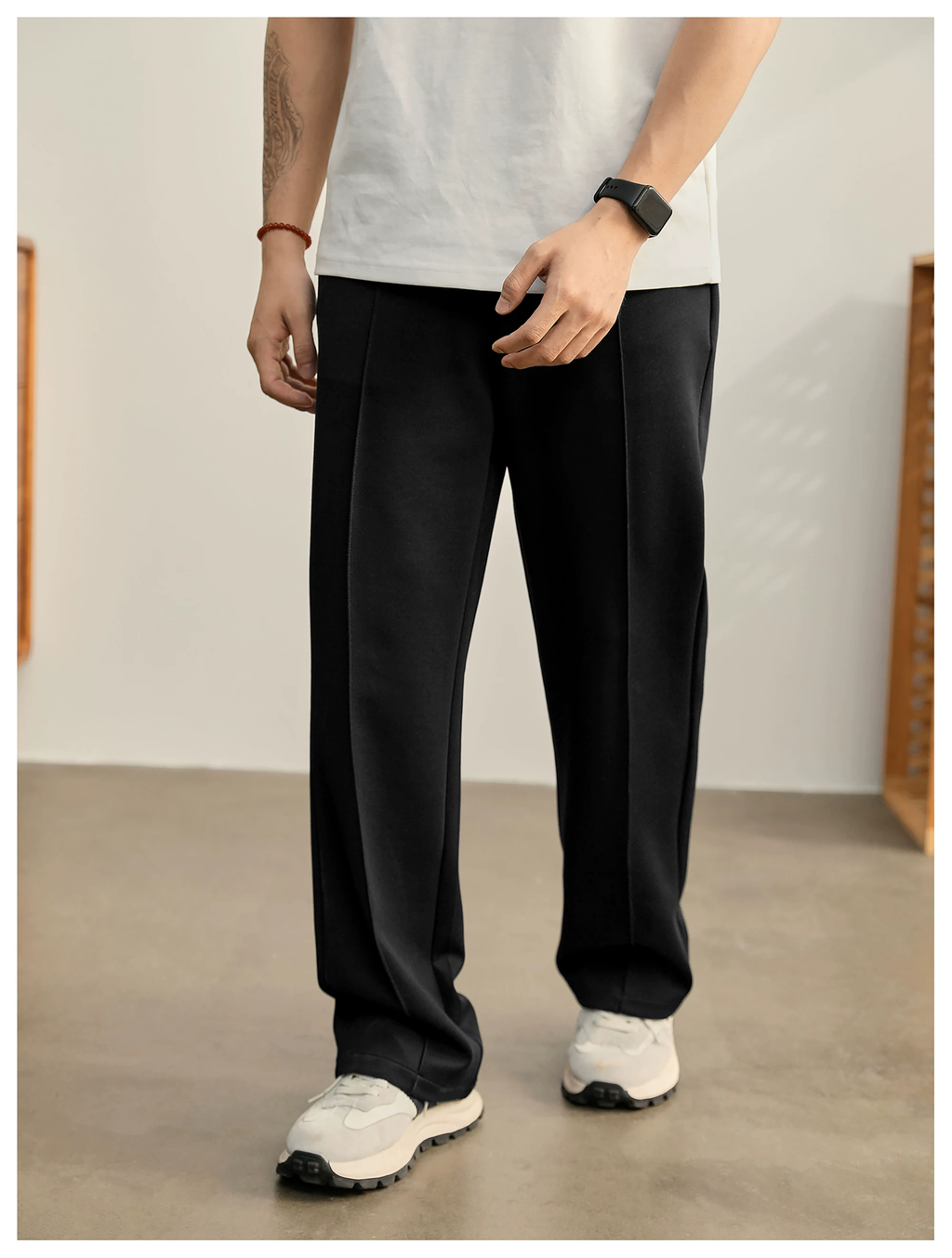 Lioren Split-Seam Straight Trousers