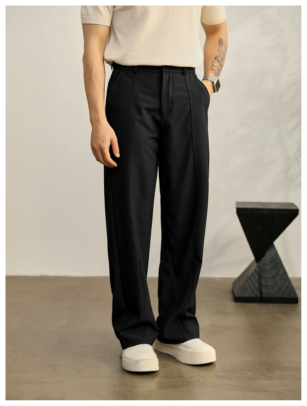 Valenor Relaxed Line Trousers