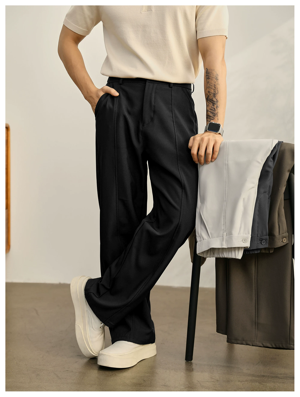 Valenor Relaxed Line Trousers